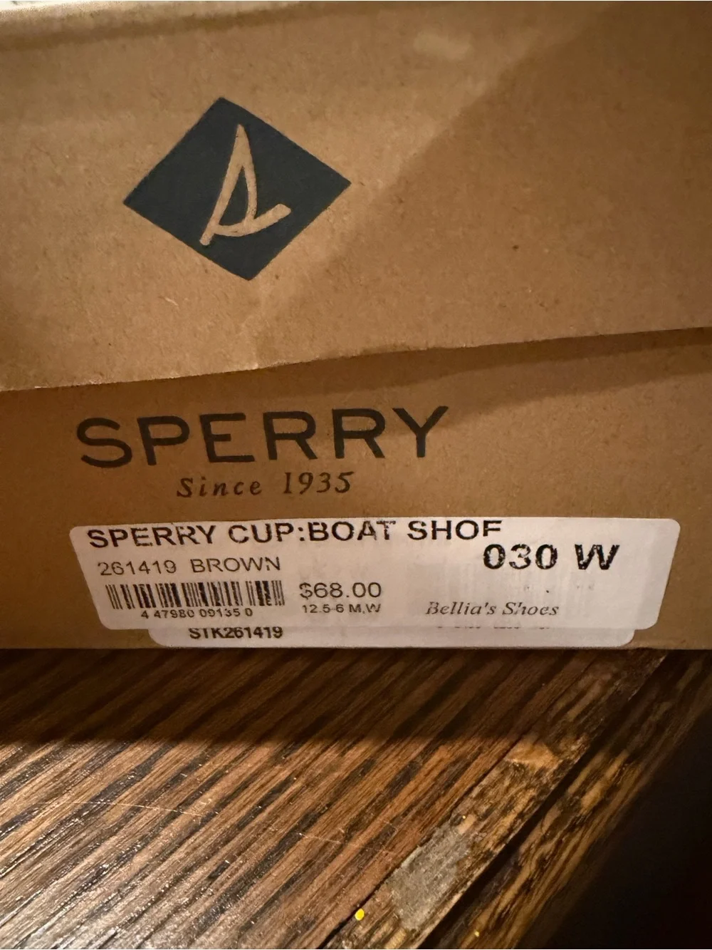 Sperry Kids Brown Leather Boat Shoes